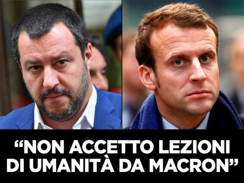 Matteo Salvini közölte, nem fogad el leckéztetést Emmanuel Macrontól