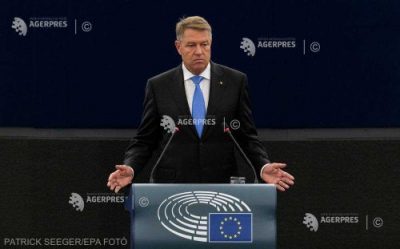 Klaus Iohannis: Az Európai Unió egysége, a kohézió és a szolidaritás fontosságát hangsúlyozta Iohannis az EP-ben mondott beszédében