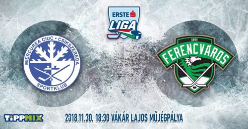 Jön a Ferencváros elleni rangadó – Csíkszeredai Sportklub (jégkorong)