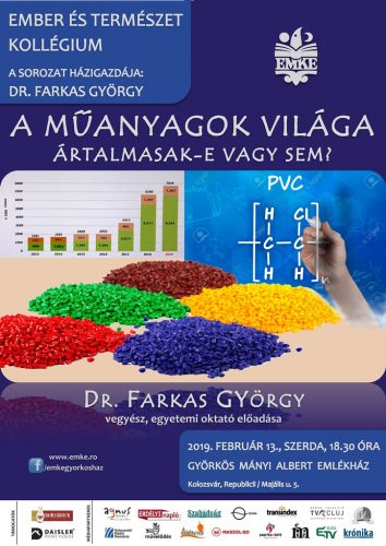A műanyagok világa – ártalmasak-e vagy sem? – dr. Farkas György vegyész előadása (Kolozsvár)