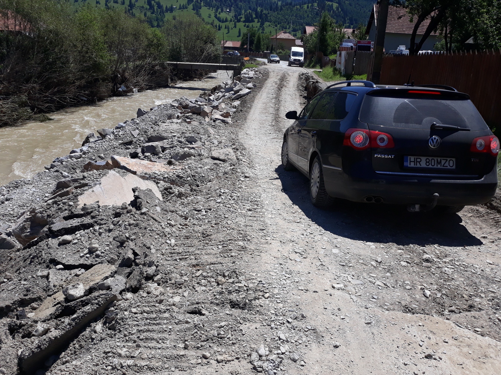 Járhatóvá tették az utat Hidegségen