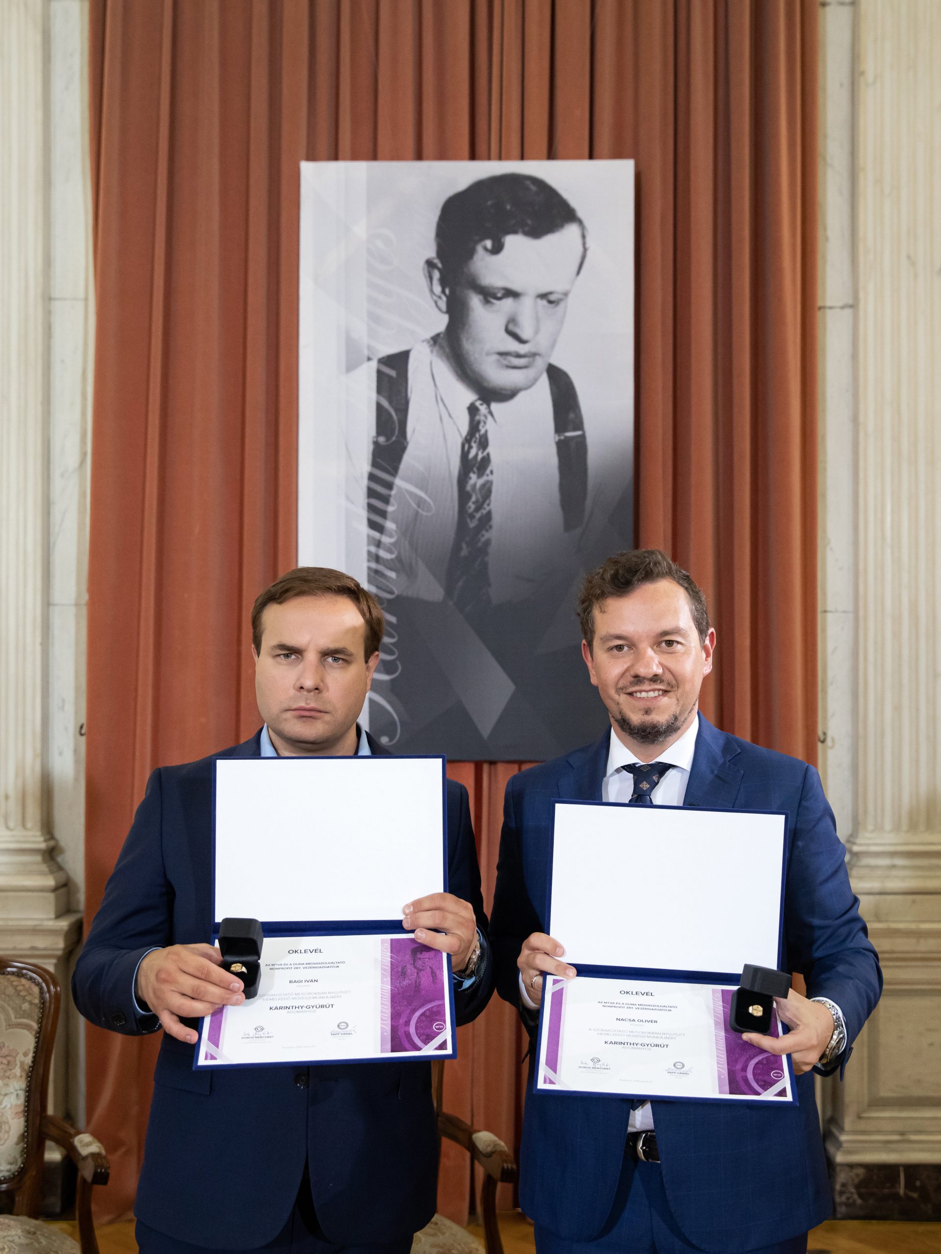 Karinthy-gyűrűs lett a Bagi-Nacsa humorista-páros!