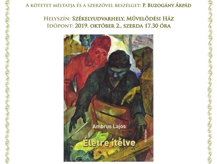 Életre ítélve – kötetbemutató (Székelyudvarhely)