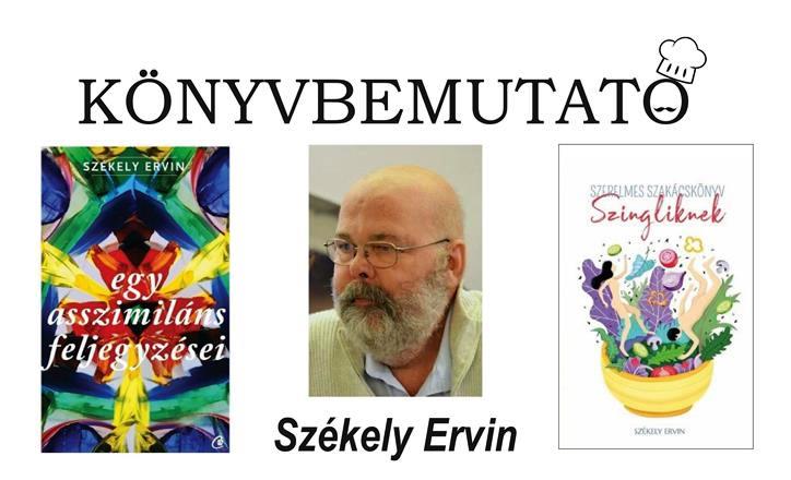 Székely Ervin két kötetét mutatják be (Kolozsvár)