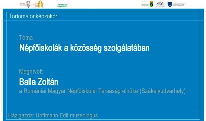 Népfőiskolák a közösség szolgálatában – előadás (Barót)