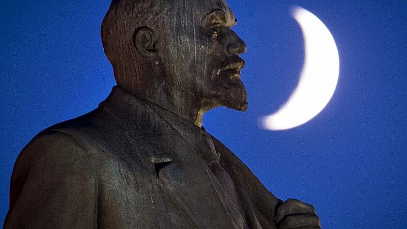 Lenin-szobor egy német városban