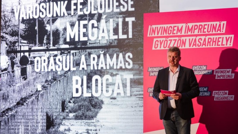 Bemutatta a Vásárhely újjáépítésének programját Soós Zoltán független polgármesterjelölt