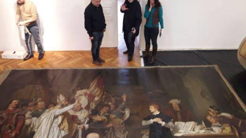 Remény: jövő húsvétkor kiállíthatják a triptichont (Arad)