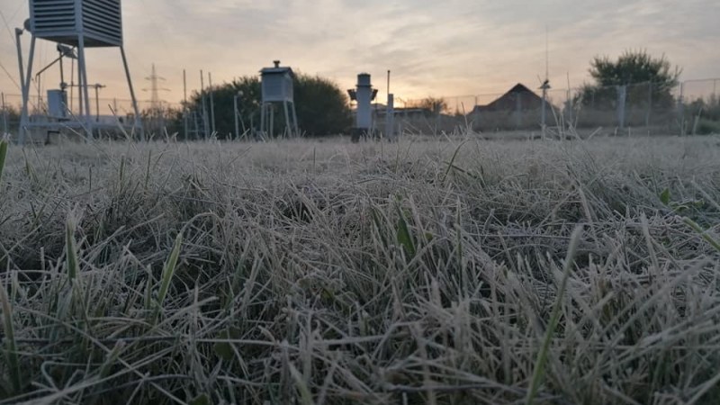 Mínusz 2,9 Celsius-fokot mértek szombat reggel Csíkszeredában