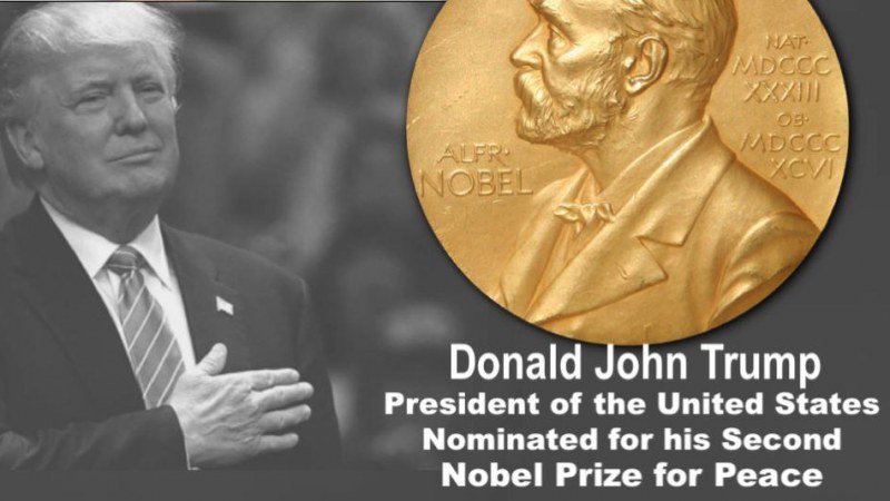 Trump a második jelölését kapta a 2021-es Nobel-békedíjra, ezúttal a szerb-koszovói megállapodásért