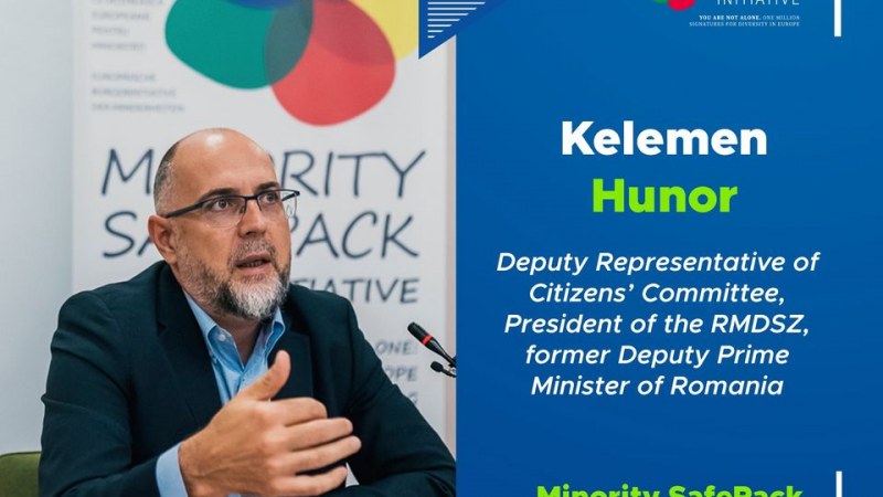 Kelemen Hunor: Az MSPI kisebbségvédelmi kezdeményezés által erősebb lesz az Európai Unió
