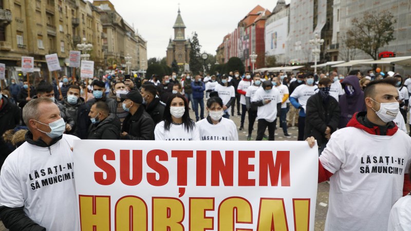 Ismét utcára vonultak a vendéglátásban dolgozók