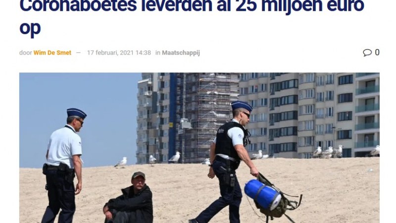 100.000 embert büntettek meg Belgiumban