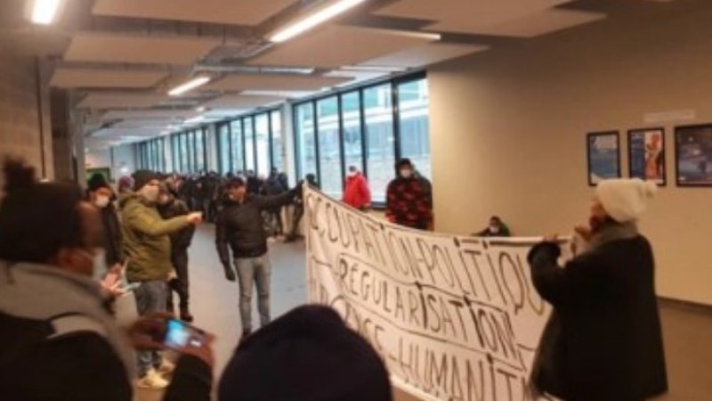 A templom után egyetemet foglaltak el a migránsok Brüsszelben