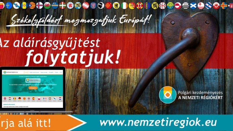 „Május hetedikéig Székelyföldért megmozgatjuk Európát!”