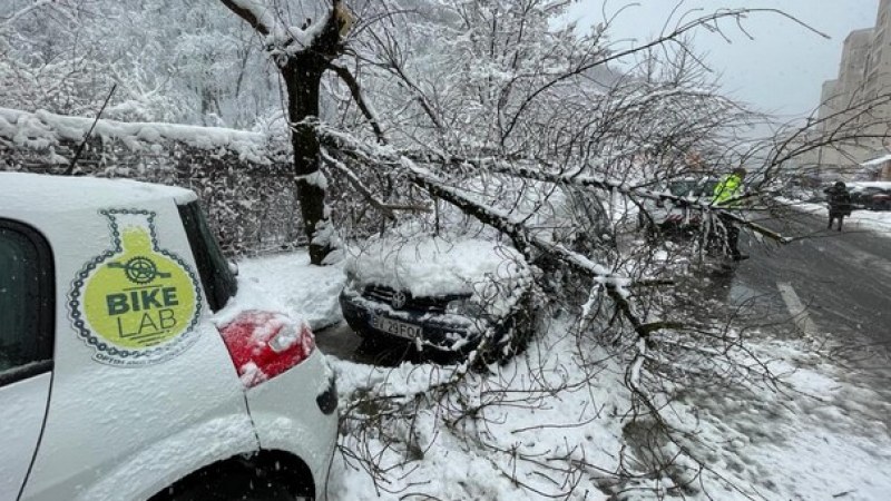 Ítéletidő Brassóban, maga alá temette a hó a várost