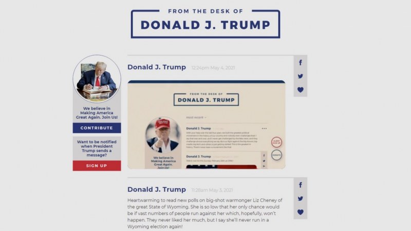 Saját kommunikációs platformot indított Donald Trump volt amerikai elnök