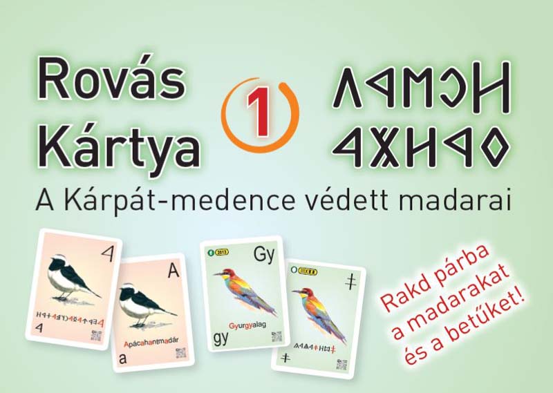 Rovás kártya 1 – Kárpát-medence védett madarai
