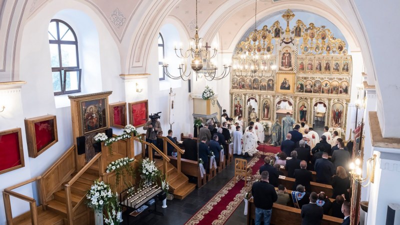 Nagypeleskén felszentelték a magyar támogatással felújított görögkatolikus templomot