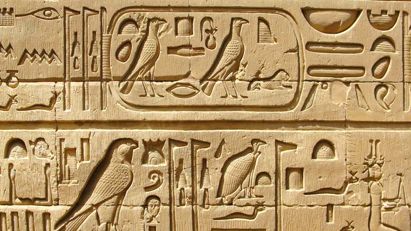 Hieroglifa illusztráció