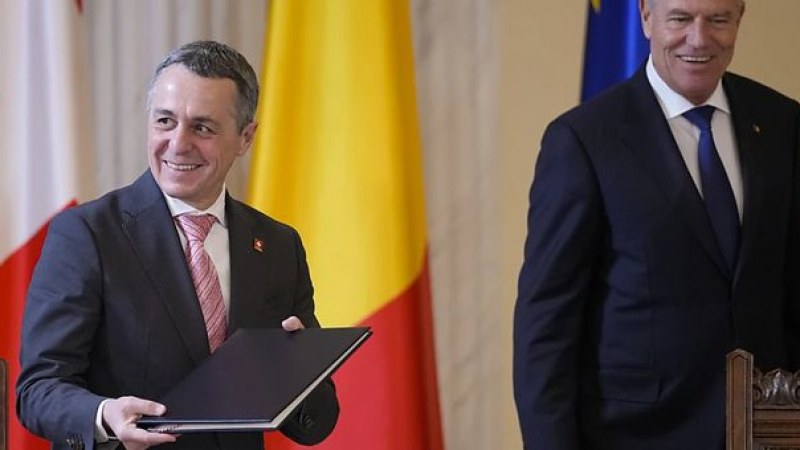 A svájci elnök országa támogatásáról biztosította Romániát és az Európai Uniót